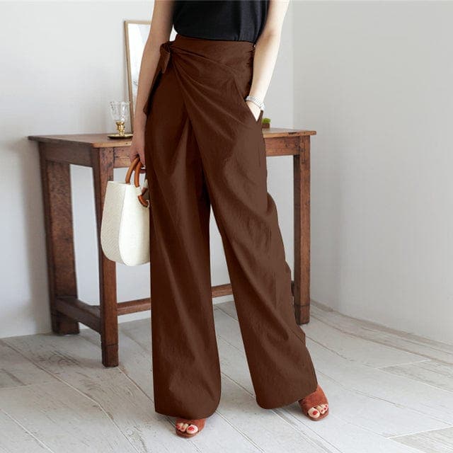 Elaine - Schicke Wickelhose mit hoher Taille für einen raffinierten Look