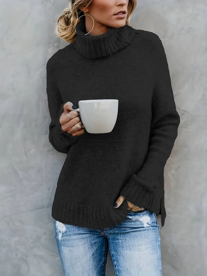 Chic Clara turtleneck sweater for effortless style