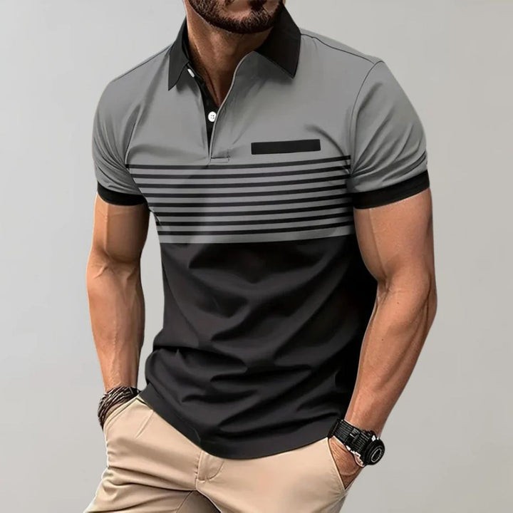 Sommerlich lässiges gestreiftes Polo - stilvoll und bequem von Harke