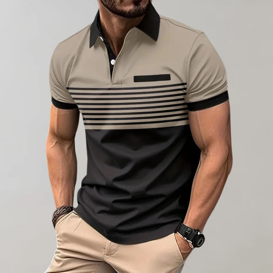 Sommerlich lässiges gestreiftes Polo - stilvoll und bequem von Harke