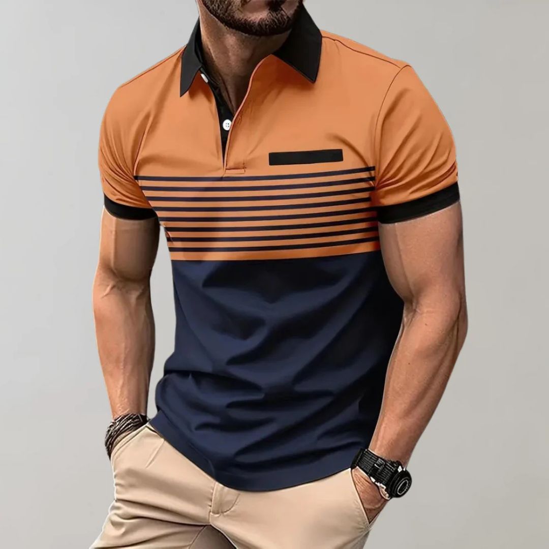 Sommerlich lässiges gestreiftes Polo - stilvoll und bequem von Harke