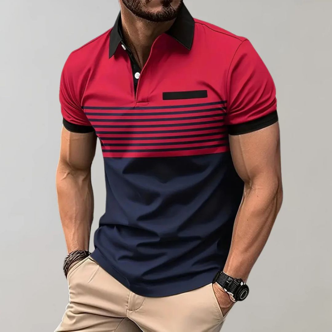 Sommerlich lässiges gestreiftes Polo - stilvoll und bequem von Harke