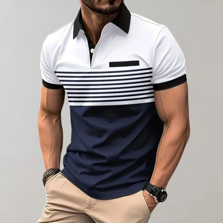Sommerlich lässiges gestreiftes Polo - stilvoll und bequem von Harke
