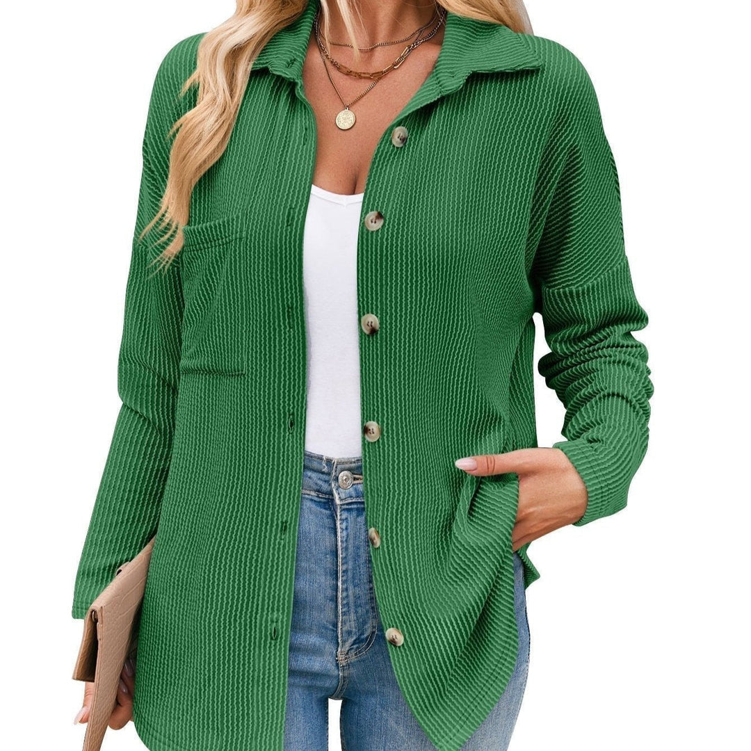 Aria - Stylische langärmelige Herbstbluse mit trendigen Streifen für Frauen