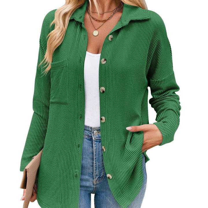 Aria - Stylische langärmelige Herbstbluse mit trendigen Streifen für Frauen