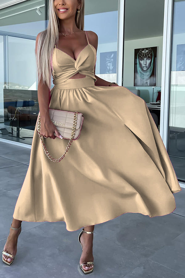 Amelie™ - Elegantes Keys Midi-Kleid