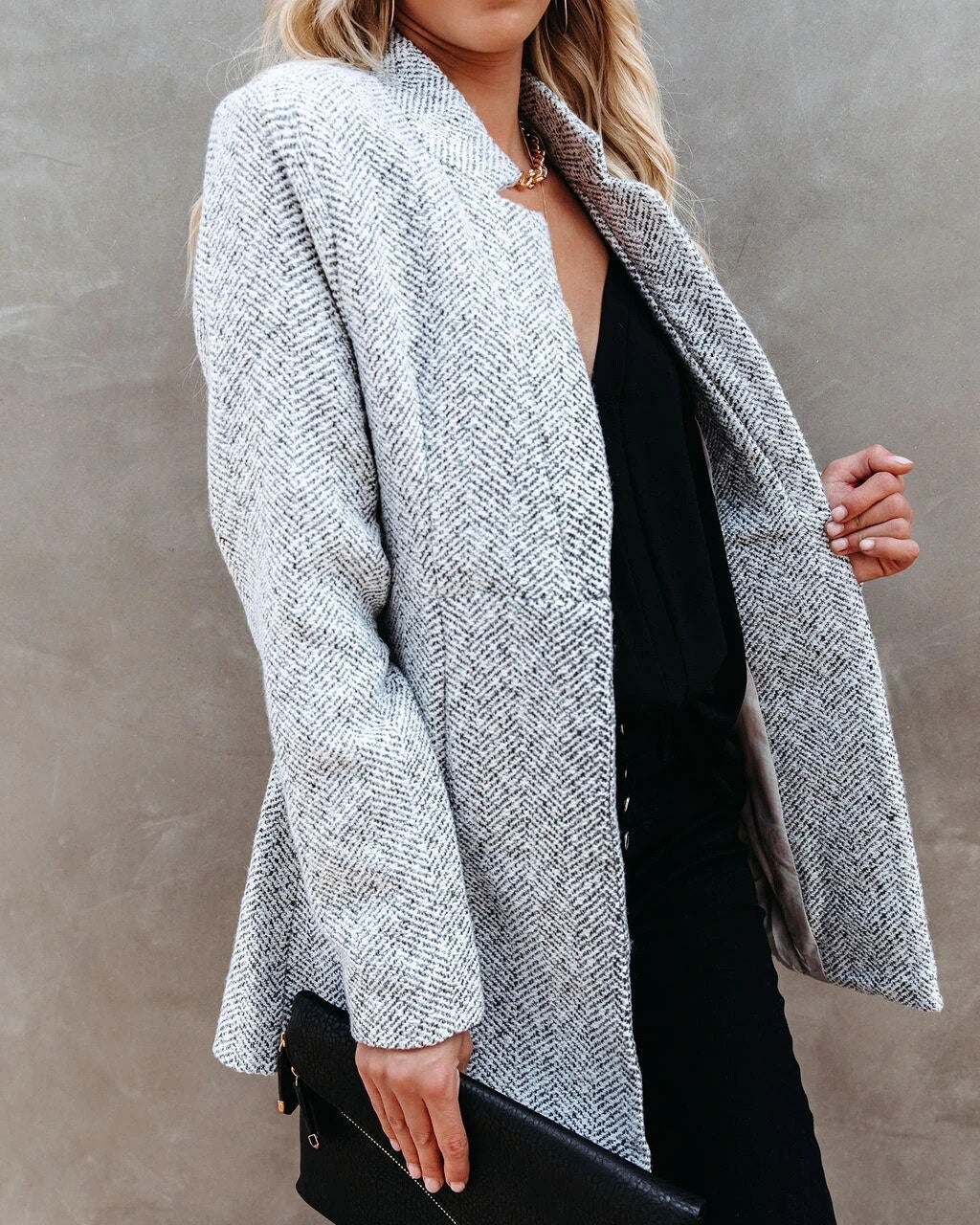 Livia - Eleganter Tweed-Blazer für Frühling und Herbst für Damen