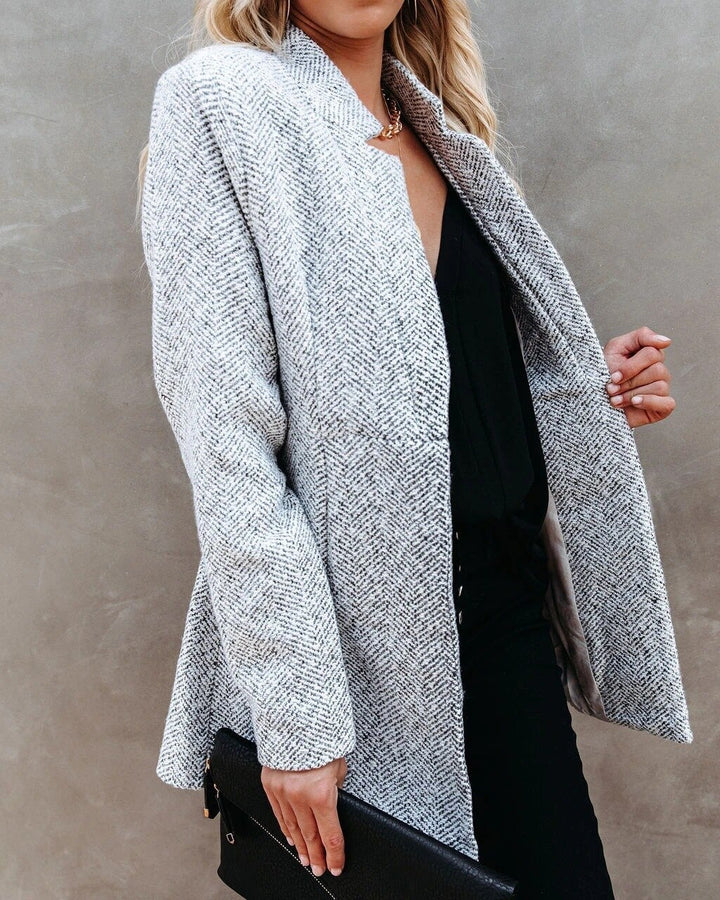 Livia - Eleganter Tweed-Blazer für Frühling und Herbst für Damen
