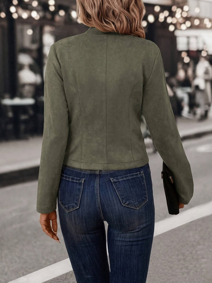 Doris - Veste réversible à ouverture frontale stylée pour femme soucieuse de la mode