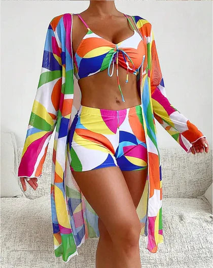 Clara - Maillot de bain trois-pièces tendance pour un été stylé