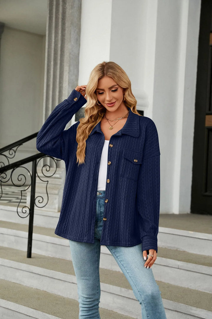 Marian - Elegant and comfortable summer blouse with print for women