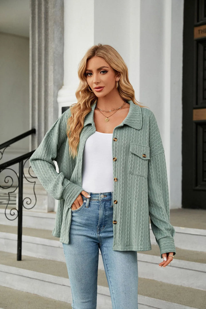 Marian - Elegant and comfortable summer blouse with print for women
