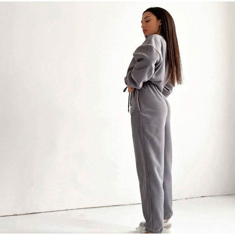 Giselle - Survêtement gris stylé pour femmes