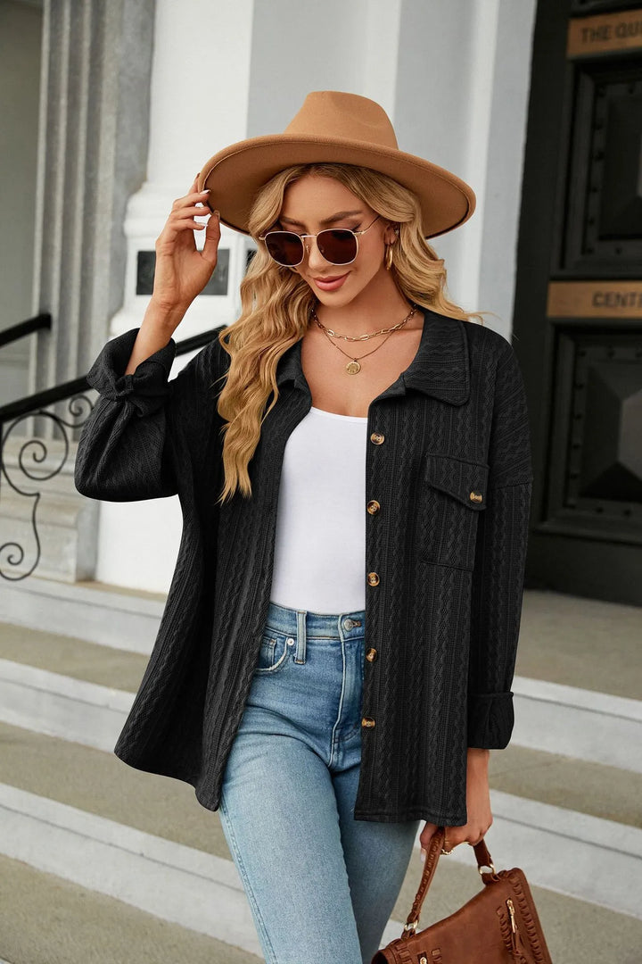 Marian - Elegant and comfortable summer blouse with print for women