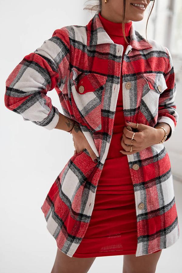 Marga - Stylish and Comfortable Plaid Blouse for Women