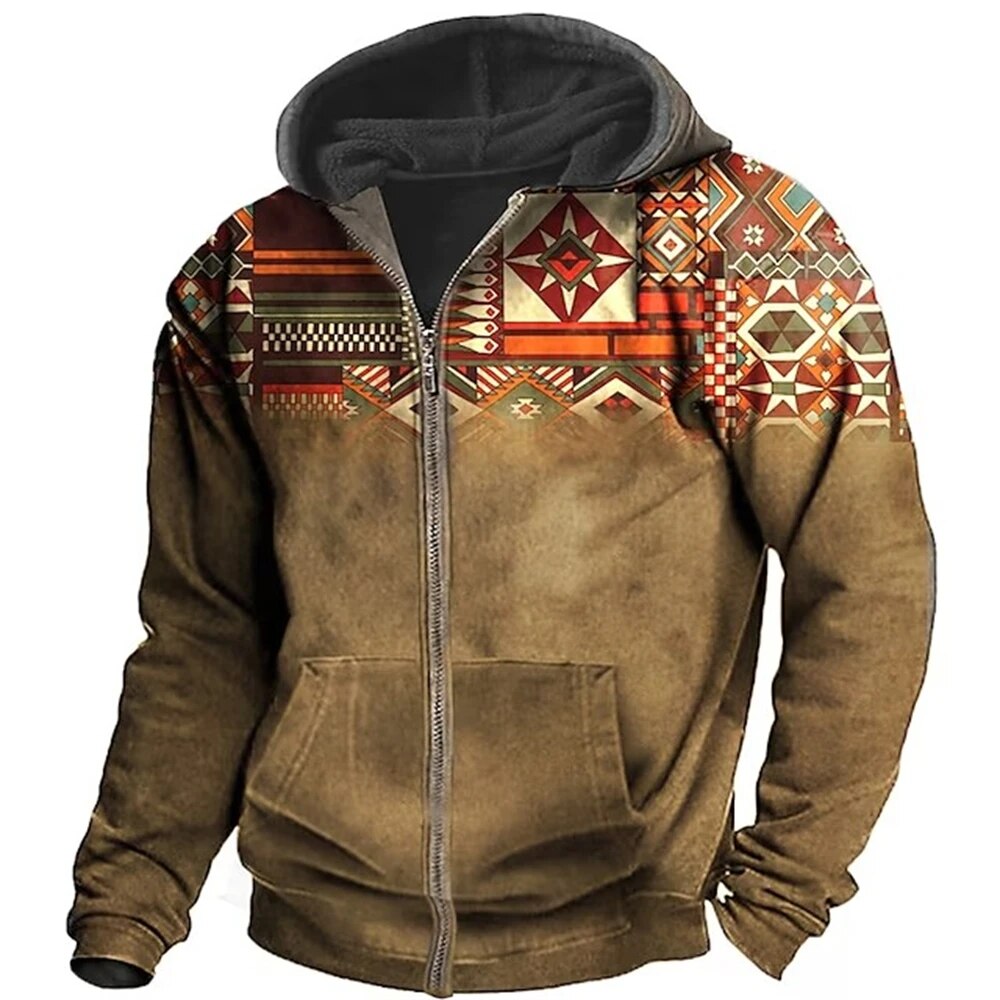 Olivier™️ - Sweat-shirt rétro en polaire pour homme