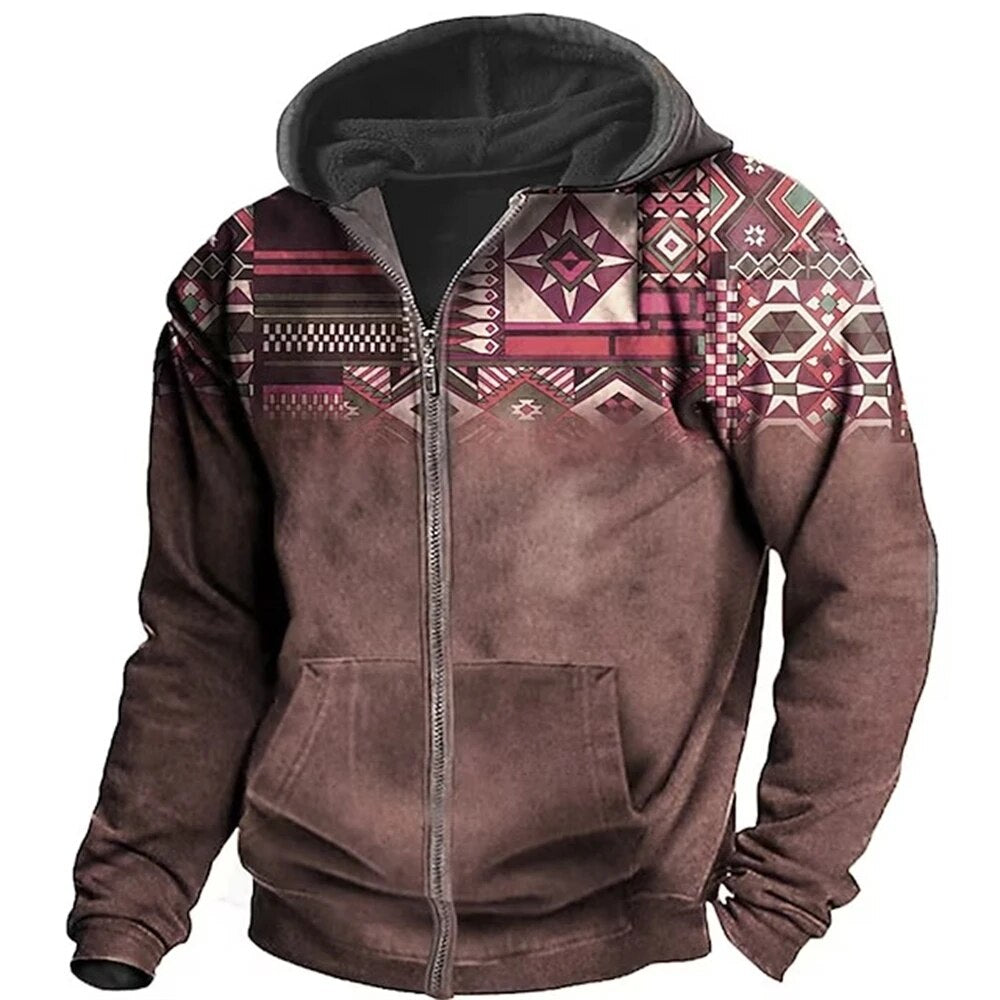 Olivier™️ - Sweat-shirt rétro en polaire pour homme