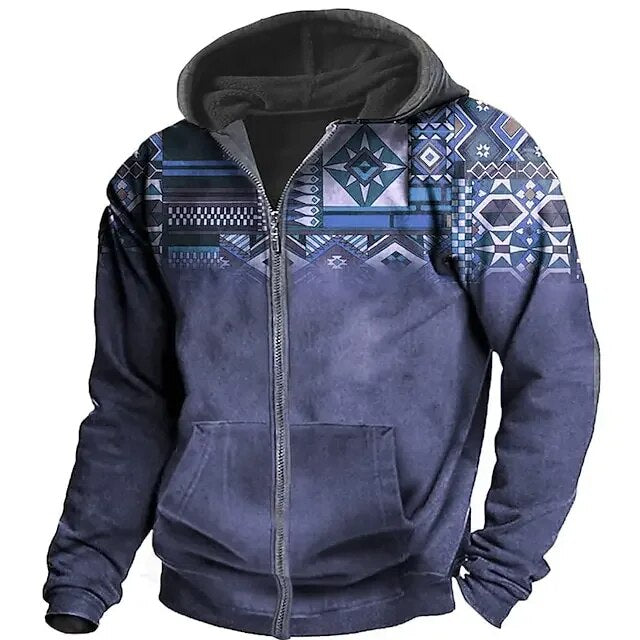 Olivier™️ - Sweat-shirt rétro en polaire pour homme