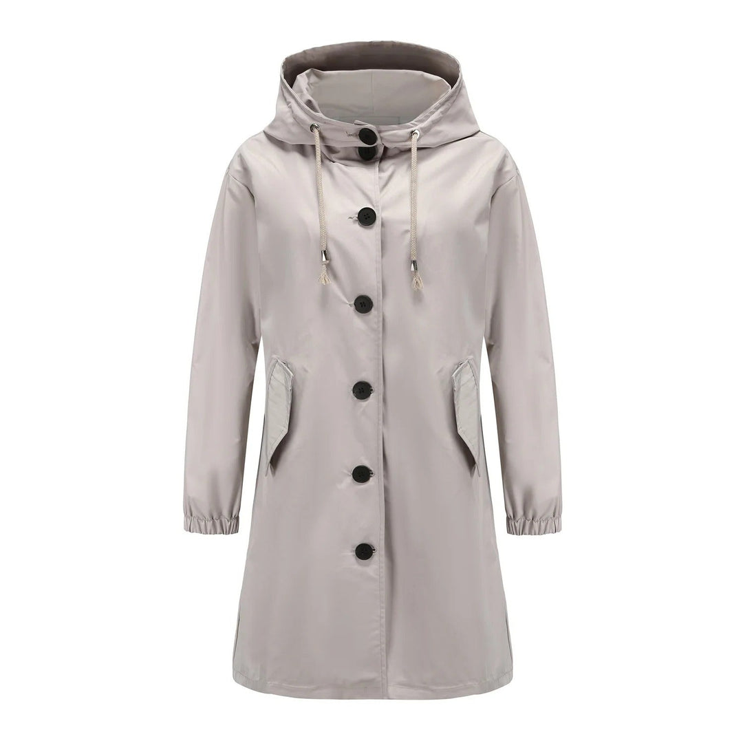 Flieder - Coupe-vent pour femmes stylé avec capuche imperméable