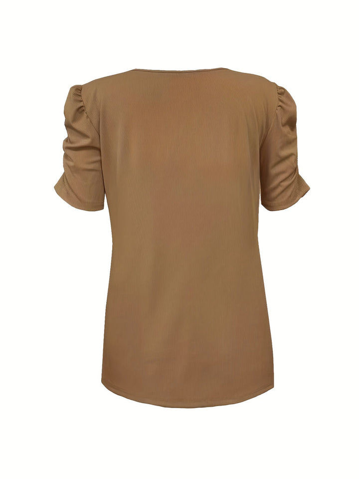 Elegante Bluse mit V-Ausschnitt für Frauen von Rica