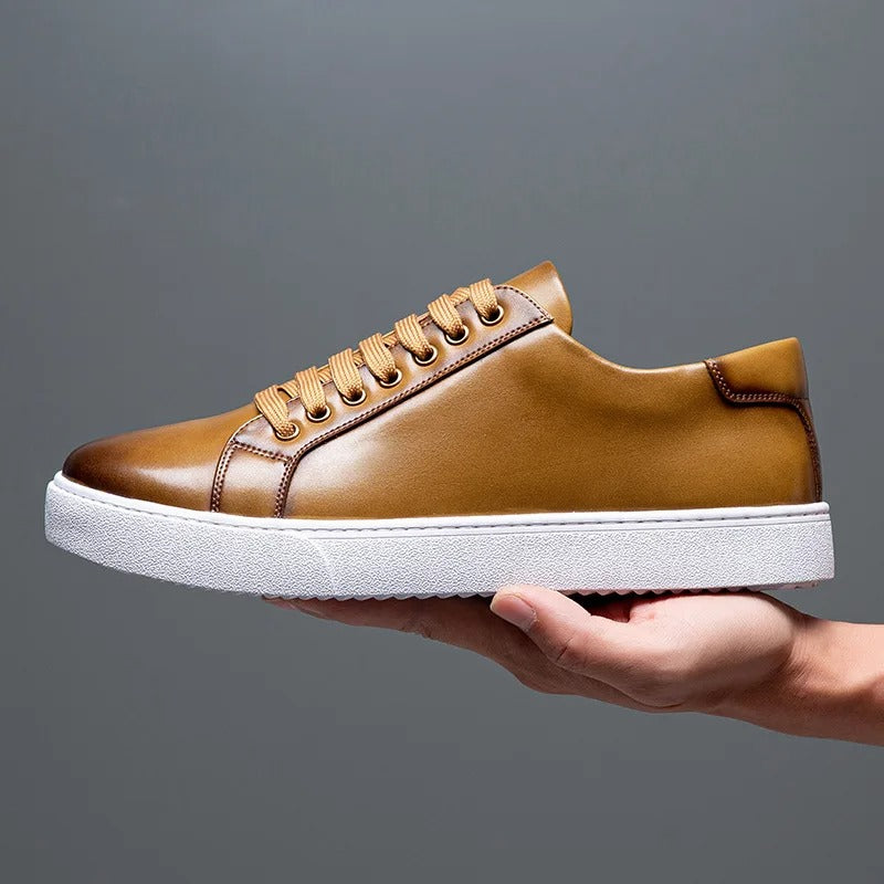 David™ - Herren Turnschuhe aus Leder