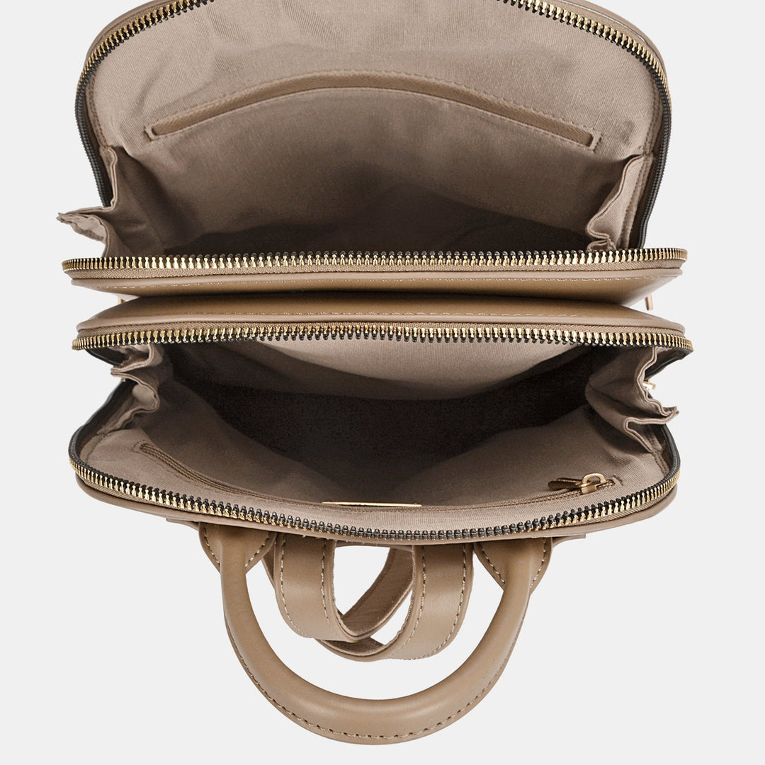 Sac à dos en cuir stylé pour femmes avec bretelles réglables