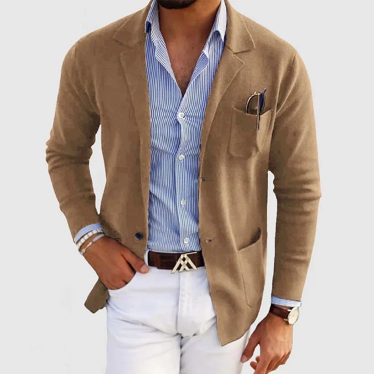 Chic Casual Wool Blazer - Elton