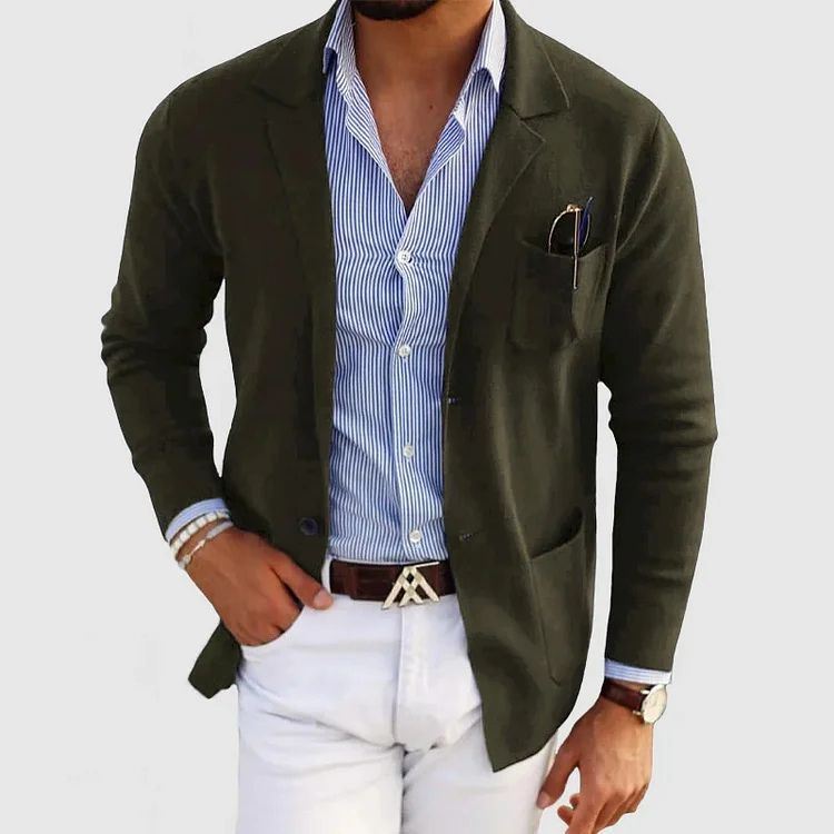 Chic Casual Wool Blazer - Elton