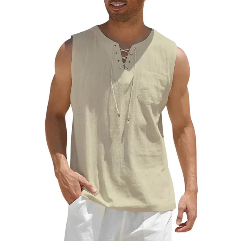 Stylish Sleeveless Men's Summer Top - Hartger