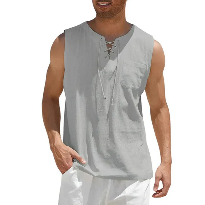 Stylish Sleeveless Men's Summer Top - Hartger