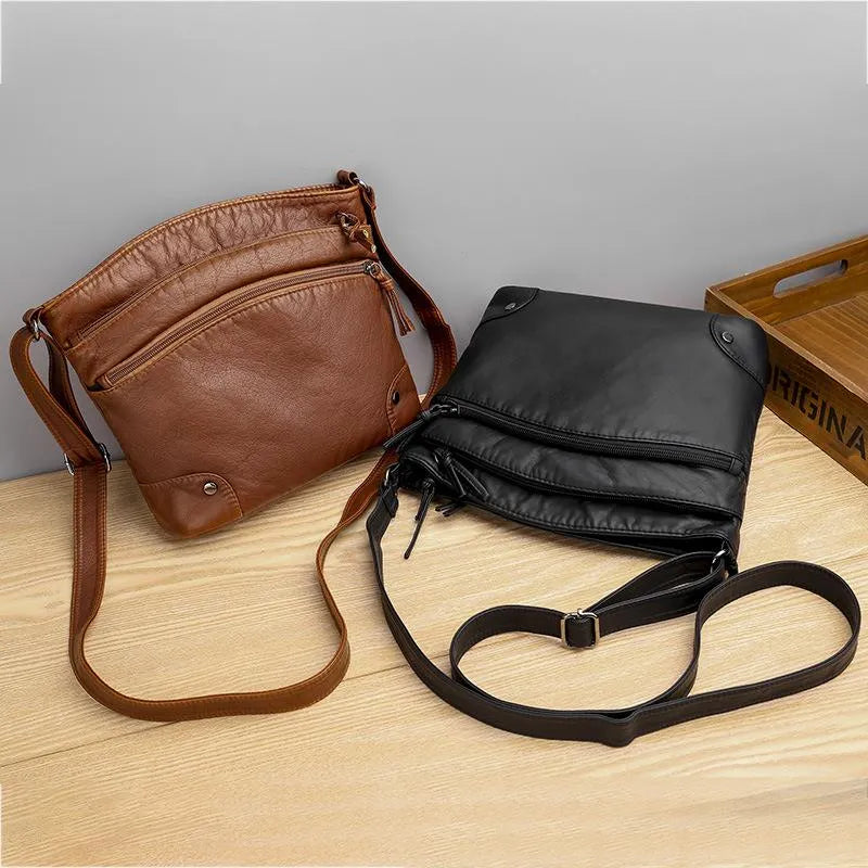 Lina™ - Premium Leather Shoulder Bag