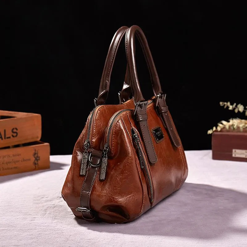 Mila™ - Premium-Leder Handtasche