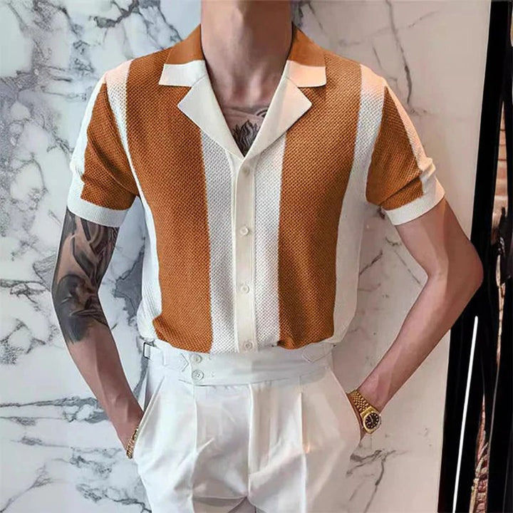 Fashionable and Versatile Knit Shirt for Summer - Hiske