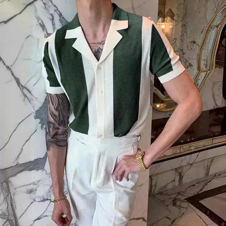 Fashionable and Versatile Knit Shirt for Summer - Hiske
