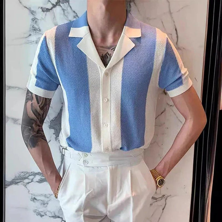 Fashionable and Versatile Knit Shirt for Summer - Hiske