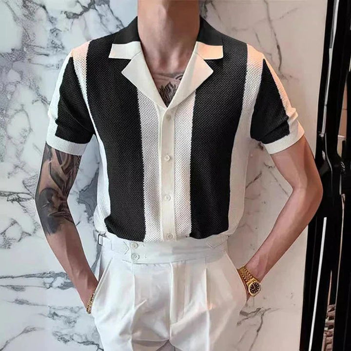 Fashionable and Versatile Knit Shirt for Summer - Hiske