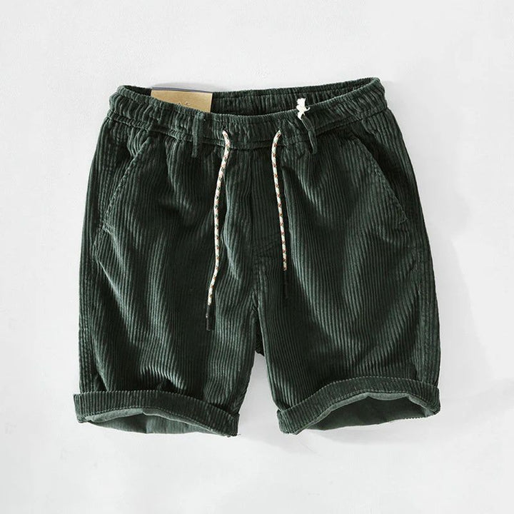 Modische Shorts aus gerippter Baumwolle für einen trendigen Sommerlook - Rez
