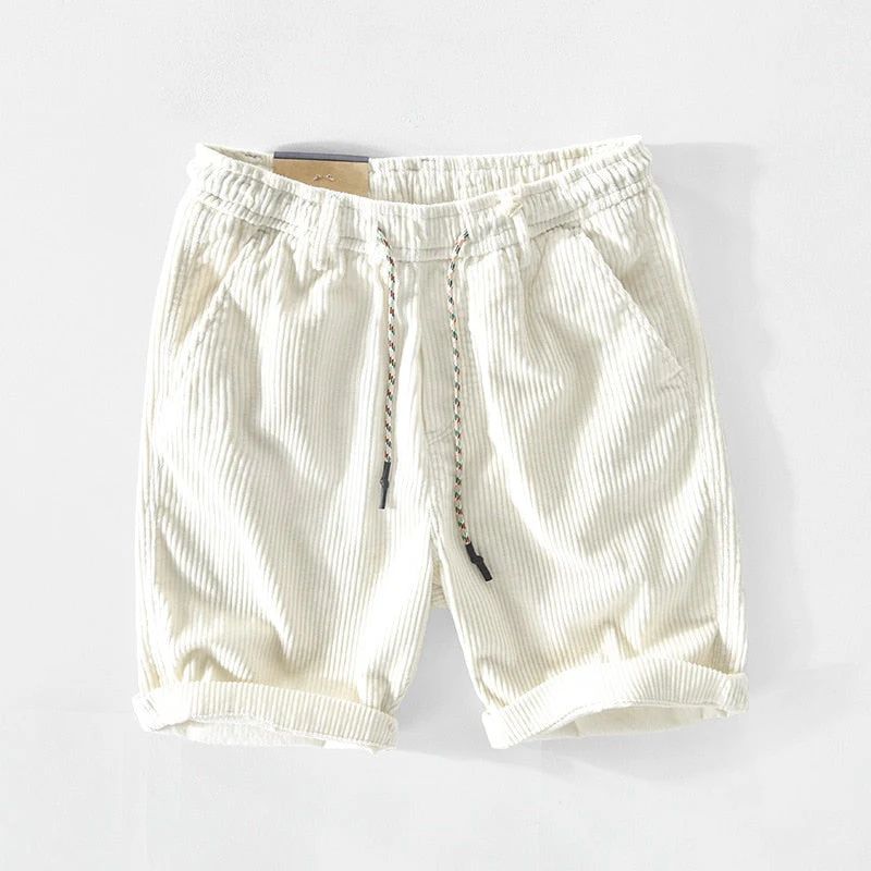Modische Shorts aus gerippter Baumwolle für einen trendigen Sommerlook - Rez