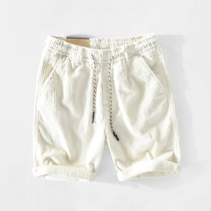 Modische Shorts aus gerippter Baumwolle für einen trendigen Sommerlook - Rez