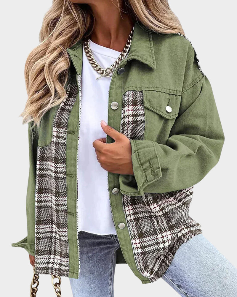 Lina - Veste en denim stylée pour l'automne pour femmes