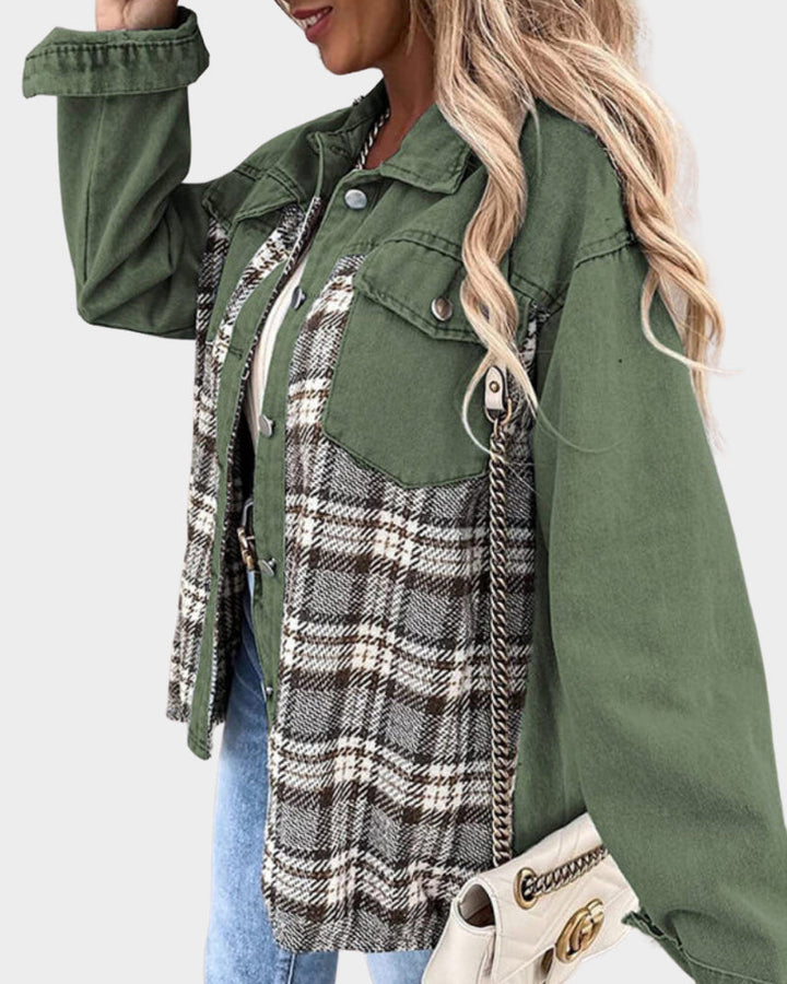Lina - Veste en denim stylée pour l'automne pour femmes