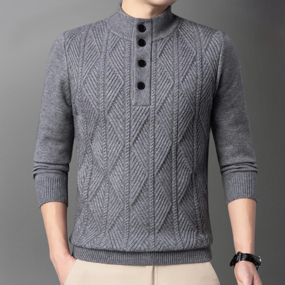 Fashionable knit sweater for men by JAIR
