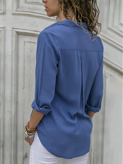 Paula - Stylish and comfortable long-sleeve blouse for women
