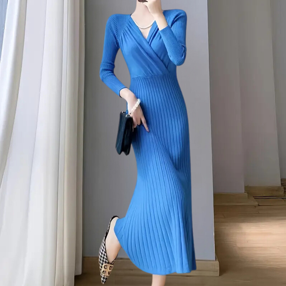ARWENA - Robe en maille élégante pour femmes