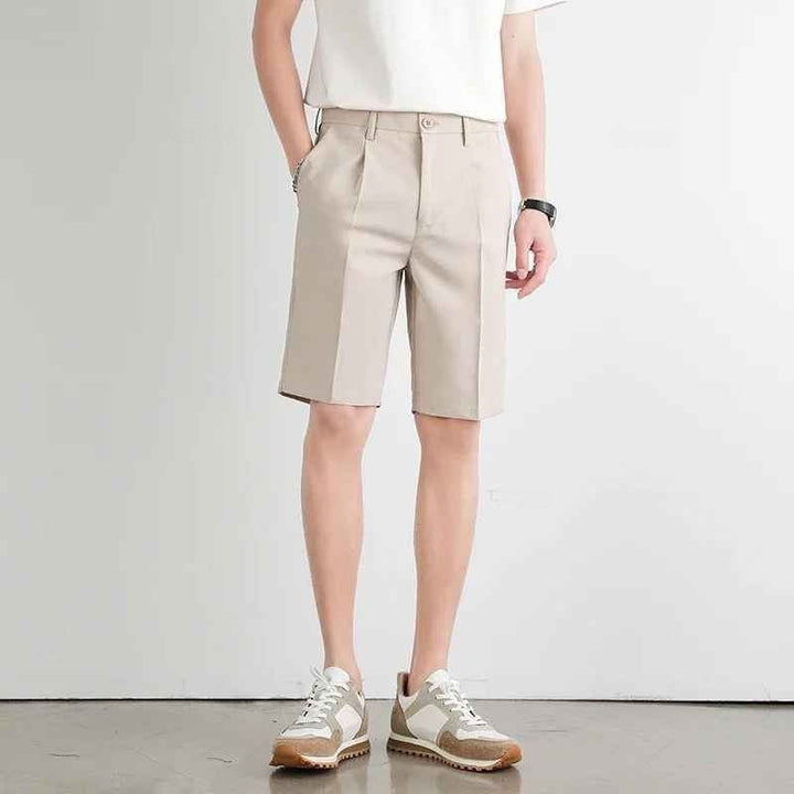 Stilvolle plissierte Sommershorts für Männer - Rienk