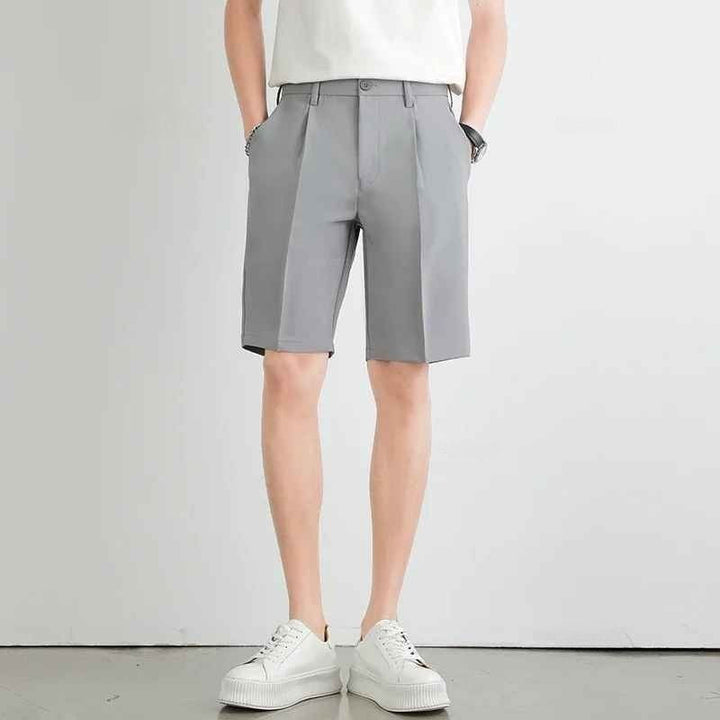 Stilvolle plissierte Sommershorts für Männer - Rienk