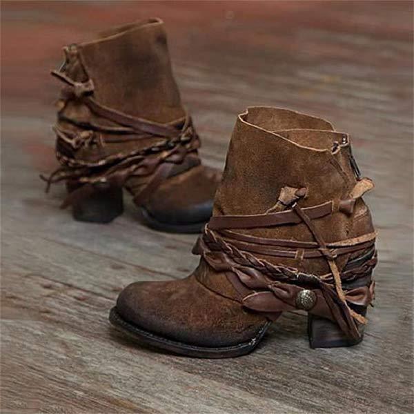Adelaide - Zeitlose Vintage-Stiefeletten für einen einzigartigen Look