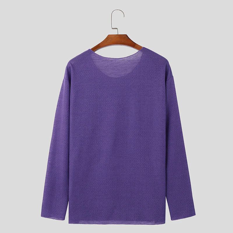 Chemise d'été élégante à manches longues - Elkan