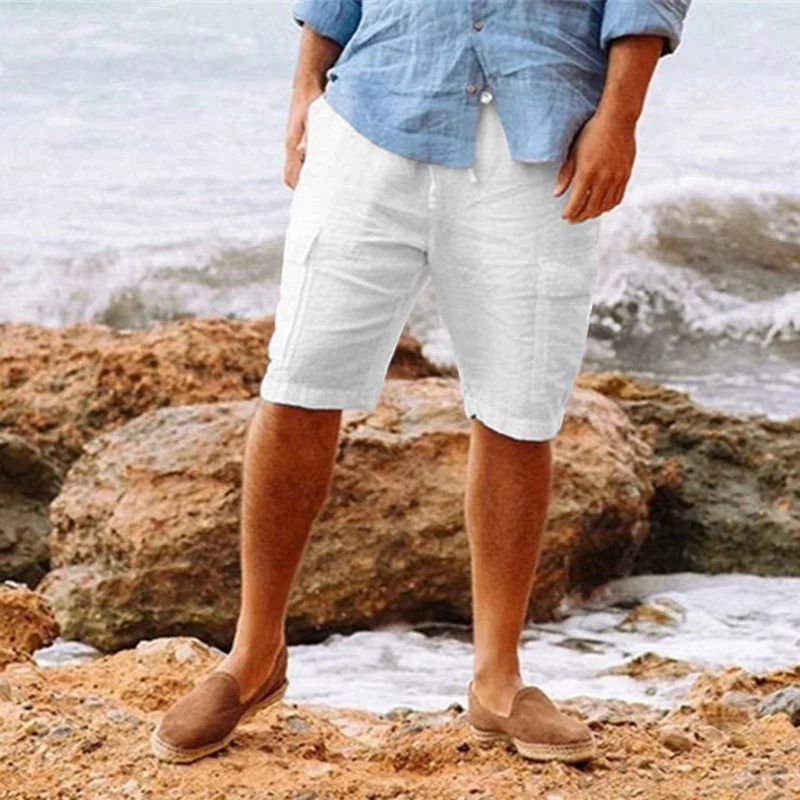 Stylish short linen pants - Reijer