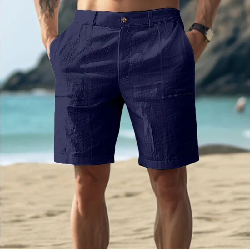 Fashionable Linen Beach Shorts for Men - Joeri